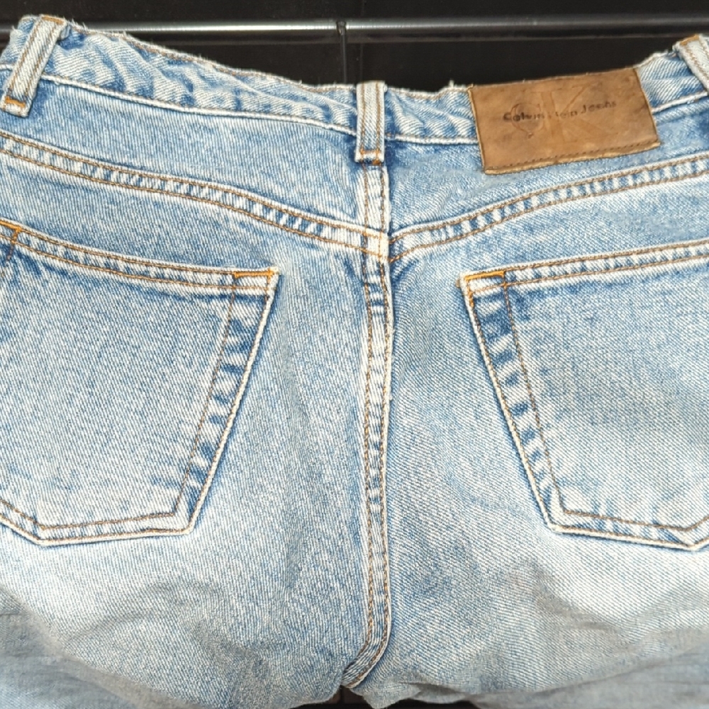 Calvin Klein Women's Jeans in Light Blue Denim